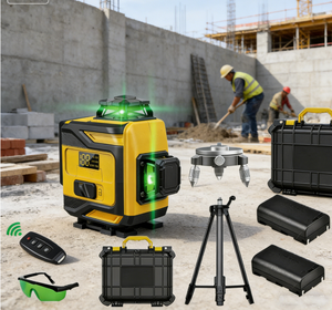 Nivel <span class=keywords><strong>Láser</strong></span> Eléctrico de Alta Precisión de Fábrica, 16 Líneas, Luz Verde 4D, Nivelación Automática, Instrumento para Pavimentación de Pisos y Paredes - Product Image 1