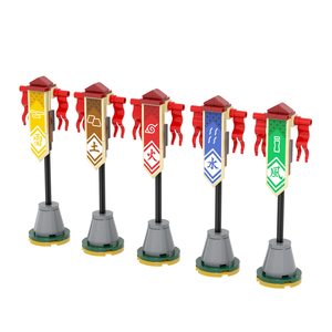 MOC1148 Serie Creativa Anime Arena di Battaglia <span class=keywords><strong>Ninja</strong></span>, Modello DIY, Set di Costruzioni Educative per Bambini, 606 Pezzi - Product Image 5