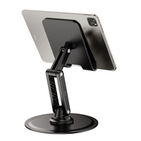 Support de tablette magnétique minimaliste X88Plus, hauteur réglable, rotation à 360 degrés, support de bureau universel, base stable