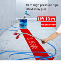 Machine de peinture par pulvérisation sans air électrique multifonctionnelle portable ciment de mastic de peinture étanche pour les amateurs de bricolage