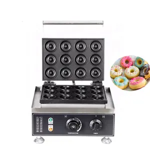Ready To Ship Stainless Steel 12PCS Mini Donut Making Machine For Sale