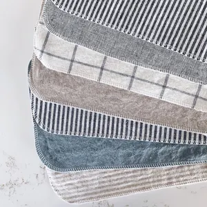 卸売ハンドタオル耐久性オーガニックコットン環境にやさしい柔らかい織りペーパーレスタオル