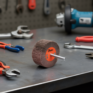 Disco Abrasivo de Tela con Solapa Ttake, 10x10 mm, Eje de 3 mm, Grano 60, para Pulir - Product Image 3