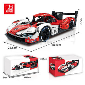 HW 3046 Uds Technic juegos de bloques de construcción 1:8 simulación 4,9mm piezas de tecnología de partículas pequeñas ladrillos de construcción niños coches de montaje - Product Image 6