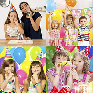 Bracelet en silicone personnalisé pour fête d'anniversaire, créez votre propre bracelet avec des informations ou un logo, bracelet personnalisé - Product Image 2