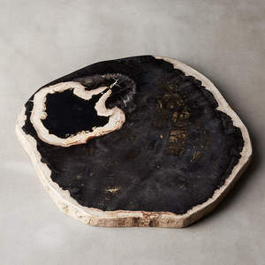 <b>Set</b> of Four Resin Wood <b>Serving</b> Platter Home and Restaurant Decorative Tray at Reasonable Price - Product Image 4