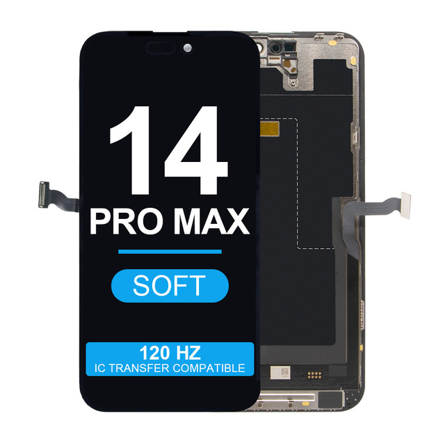 Full Assembly Faruix Ekran 120HZ Soft OLED 14 Pro Max Pantalla with Touch High Ecran for iphone 14 Pro Max OLED Screen Display
