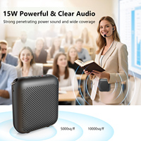 Amplificador de Voz Portátil, Mini Altavoz, Micrófono Portátil con Altavoz, Mini Amplificadores para Profesores, Guías Turísticos, etc.