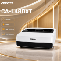 Projecteurs laser UST 3LCD CAAVITSLIMIT 4800-5250lm pour affichage numérique en petits espaces avec rapport de projection de 0,235 à 0,254