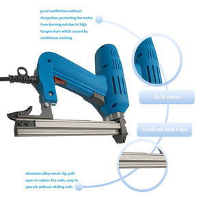 WISDOM <span class=keywords><strong>prix</strong></span> d'usine T50 pistolet à clous électrique Offre Spéciale agrafeuses à air comprimé cloueuses à main pour le travail du bois - Product Image 6