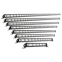 Barre lumineuse LED DXZ BAR-D1 ultra-mince de 13 pouces, 18W, 12-24V, pour voiture/camion, éclairage de travail tout-terrain 4x4, lumière auxiliaire pour la modification/amélioration