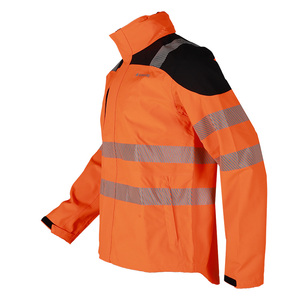 남성 보안 재킷 Hivis 작업복 겨울 높은 가시성 재킷 남성용 반사 테이프 안전 보안 작업 코트 및 재킷 - Product Image 2