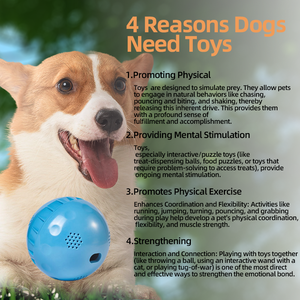 Haustierbedarf C04 Futterabgabe-Spielball zur Langeweilebekämpfung, Snack-Puzzleball für Haustiere - Product Image 4