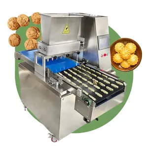 Double Hopper Small Scale Multidrop Macaron Biscuit Cookie Dough Process Extruder Depositor Maker Machine