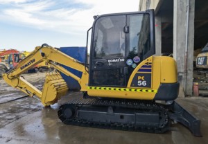 Excavadora Hidráulica Usada en Buen Estado KOMATSU PC56-7, Mini Excavadora de 5 Toneladas PC56-7 en Venta - Product Image 2
