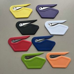 Ouvre-lettre de marque avec lame longue - Découpeur d'enveloppes personnalisé en ABS imprimé en sérigraphie pour usage promotionnel - Product Image 3