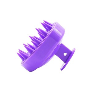 <b>Scalp</b> Massage Hair <b>Brush</b> Silicone <b>Scalp</b> Cleansing <b>Brush</b> For Hair Care And Relaxation - Product Image 2