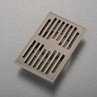 JOYHOO Drain de sol Vertical en laiton, pour hôtel, WC, Rectangle, Commercial, 90x140 MM