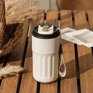 Özel 450ml sıcaklık göstergesi Tumbler çift duvar paslanmaz çelik yalıtımlı taşınabilir termos kahve kupa - Product Image 5