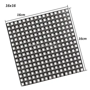 ws2812b rgb led pixel dot matrix flexible led display 5v 8x8 8x32 16x16 32x32