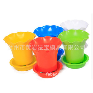 Moule pour pot de fleurs, moulage par injection plastique, surface à une seule pièce, arrangement horizontal, matériau P20, articles de nécessité quotidienne - Product Image 2