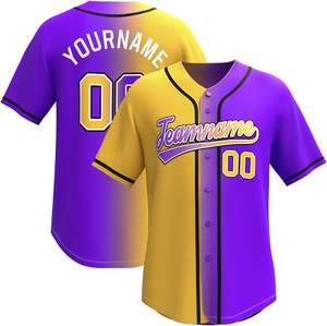 เสื้อเบสบอลสำหรับเยาวชนชายหญิงเสื้อกีฬาติดกระดุมเสื้อเย็บหรือพิมพ์ตัวอักษรขนาดใหญ่ - Product Image 1