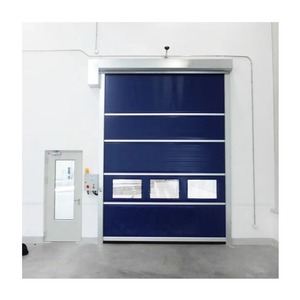 <span class=keywords><strong>Puerta</strong></span> Rápida de PVC de Alta Velocidad para Fábricas, Cortina de Luz Moderna Industrial Resistente al Viento, <span class=keywords><strong>Puerta</strong></span> Enrollable Automática de Seguridad de Tela - Product Image 1