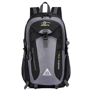 Large Capacity 40L Sports Outdoor Waterproof BackBags Men Women New Letter Pattern Fashionable Polyester Lining for School - Product Image 6