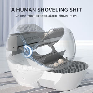 Großhandel DC12V Großformatige Intelligente Selbstreinigende <span class=keywords><strong>High</strong></span>-<span class=keywords><strong>Tech</strong></span> WLAN Automatische Smarte Elektrische Katzentoilette - Product Image 5
