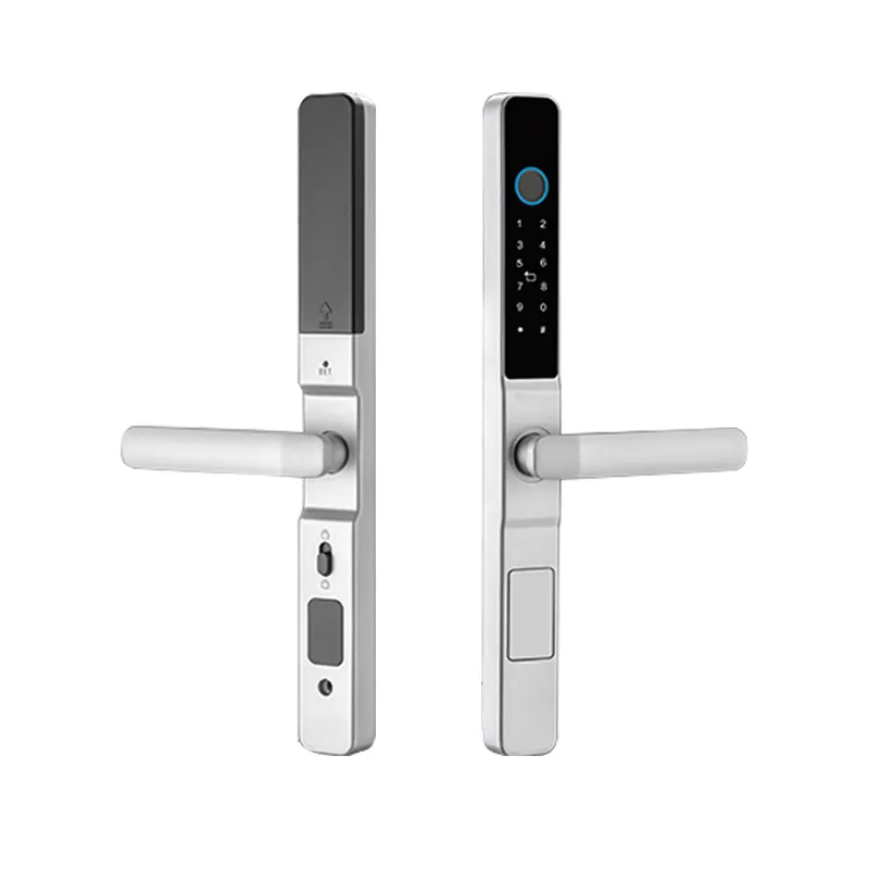 Cheapest Price Waterproof Smart Phone APP Lock Electronic Fingerprint Keyless Code Card Smart Sliding Door Lock