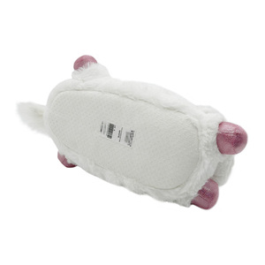 Thanksgiving cadeaux <span class=keywords><strong>de</strong></span> noël hiver <span class=keywords><strong>ménage</strong></span> floue agneau pantoufles pour femmes drôle dessin animé Animal pantoufles - Product Image 4