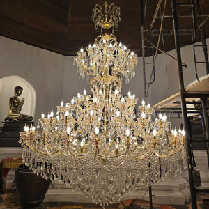 高級クリスタルシャンデリア リビングルーム ダイニングルーム ホテルロビー インテリア ヴィラ 結婚式 宴会ホール ホームペンダント照明 - Product Image 4