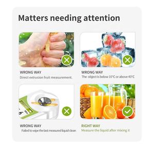 Garantia de 1 ano do refratômetro do medidor <span class=keywords><strong>Brix</strong></span> do açúcar da bebida do fruto de Digitas para a doçura para o teste - Product Image 4