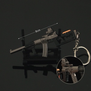 Colgante Metálico Miniatura de Aleación PLAS: Subfusil VSS, Rifle de Asalto FH416, Lanzagranadas 7cm - Accesorios para Bolsos - Product Image 6