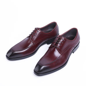 Chaussures Oxford en cuir véritable authentique, à enfiler, bout pointu, respirantes, avec soutien de la voûte plantaire, imperméables, pour hommes - Product Image 6