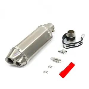 Modified Exhaust Tip Muffler Pipe Connect Link Tube Slip Motorcycle For  Duke 690