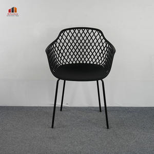 Fauteuil commercial élégant avec dossier en maille diamantée, design moderne pour bistro, hall d'hôtel et espace de bureau créatif - Product Image 3