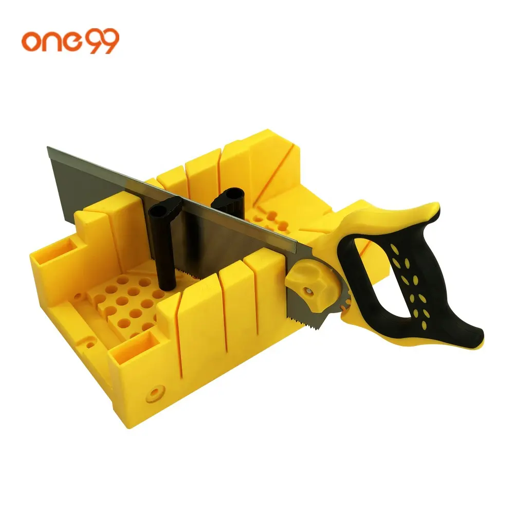 one99 custom saw plastic miter box adjustable 22.5/45/90 degree hacksaw miter box tool portable garden wood cutting mitre box