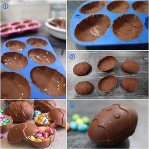Moule à gâteau en silicone ovale personnalisé pour œufs <span class=keywords><strong>de</strong></span> Pâques, moule à <span class=keywords><strong>chocolat</strong></span> pour savon artisanal fait <span class=keywords><strong>maison</strong></span>, moule DIY - Product Image 4