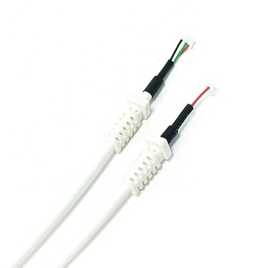 Sonda de <span class=keywords><strong>pie</strong></span> redonda personalizada ángulo recto Mini5P a MX1.25 3P/4P conjunto de cable de resorte para equipos médicos - Product Image 3