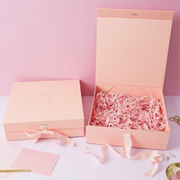 Boîtes d'emballage en papier de luxe pour bijoux, fermoir magnétique carré, pour boucles d'oreilles et bracelets