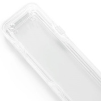 Boîtier à membrane de collection de montres de 30cm de long, boîte de voyage pour bijoux en plastique avec logo personnalisé