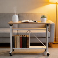 Table élévatrice portable moderne - Support multifonctionnel pliable en alliage d'aluminium pour repas en extérieur et support d'ordinateur de bureau