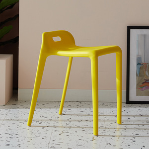 Simple Contemporary Commercial Dining <b>Table</b> Chairs Household <b>Plastic</b> Stools Wholesale Fast Food Restaurants Stacked High - Product Image 2