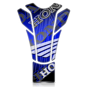 Autocollants 3D en caoutchouc de décalcomanie de coussin de réservoir de moto de logo personnalisé pour des décalcomanies de réservoir de carburant de motos de <span class=keywords><strong>HONDA</strong></span> - Product Image 1