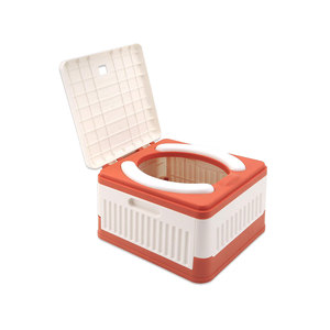2024 SUNNUO nuovo da esterno in plastica portatile di emergenza per bambini vasino wc da <span class=keywords><strong>campeggio</strong></span> da viaggio sedile pieghevole per allenamento - Product Image 3