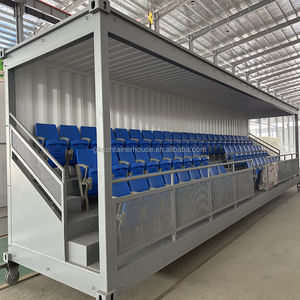 Tribuna Modular para Estadio, Tipo Contenedor, 20GP 40HC, para Club Deportivo, 63 Asientos, <span class=keywords><strong>Gradas</strong></span> Interiores y Exteriores para Campo <span class=keywords><strong>de</strong></span> Fútbol - Product Image 3