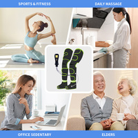 Masseur de jambe de Compression d'air Portable Hightop 510K avec masseur de jambe en tissu doux pliable électrique de Sports de chaleur pour la Circulation