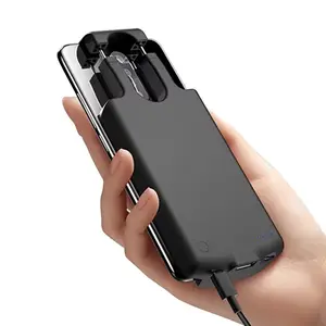 Nine Back clip charging Portable New Popular Products Hot Sale External Back Clip Battery Case Wireless Power Bank 8000mah