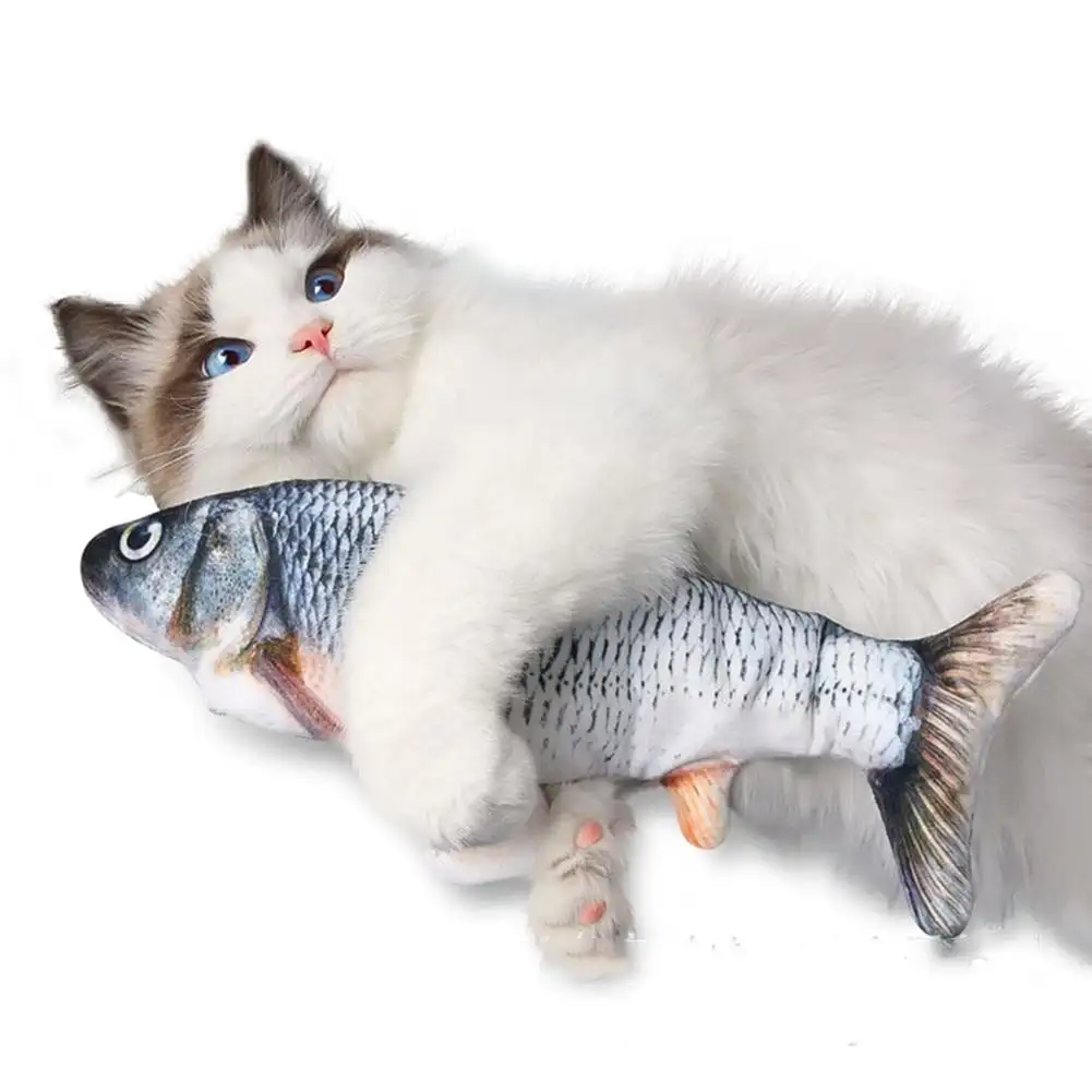 Creative Fish Shape Pet Toy Fish Shape Bite Resistant Catnip Cat Toy Pet Chew Toy Pet Interaction Training Supplies